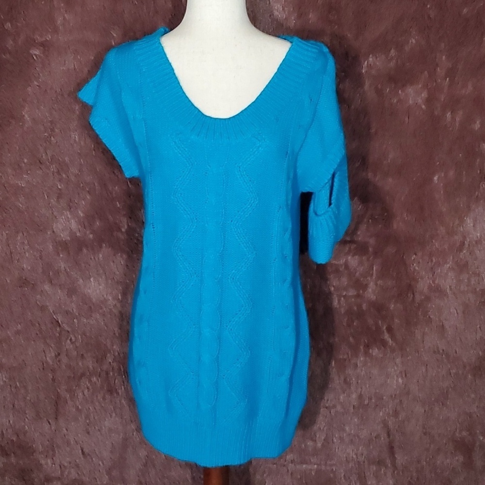 OP Short Sleeve Sweater Matching Beret NWOT
